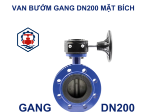 Van bướm mặt bích DN200 9 Van bướm mặt bích DN200