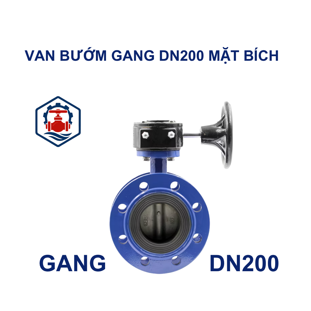Van bướm mặt bích DN200 13 Van bướm mặt bích DN200