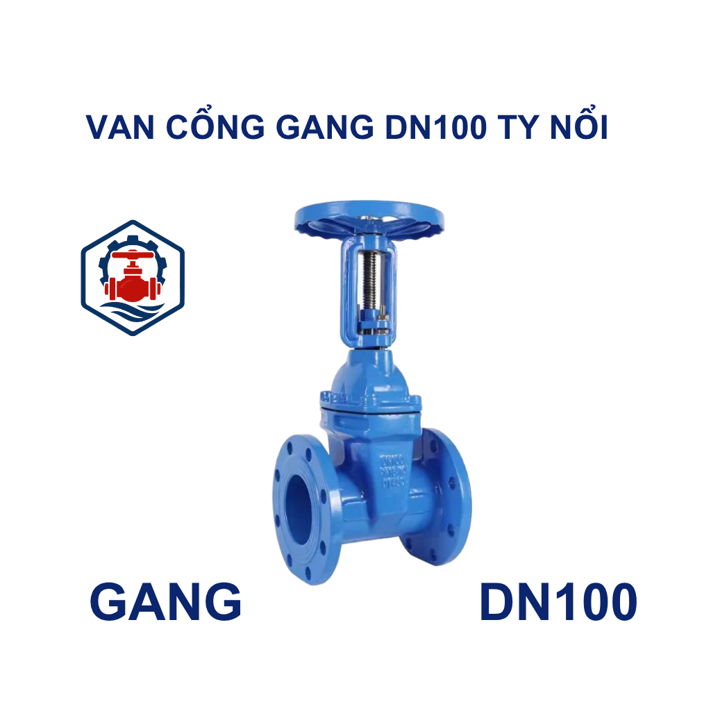 Cấu Tạo Van cổng gang DN100 ty nổi