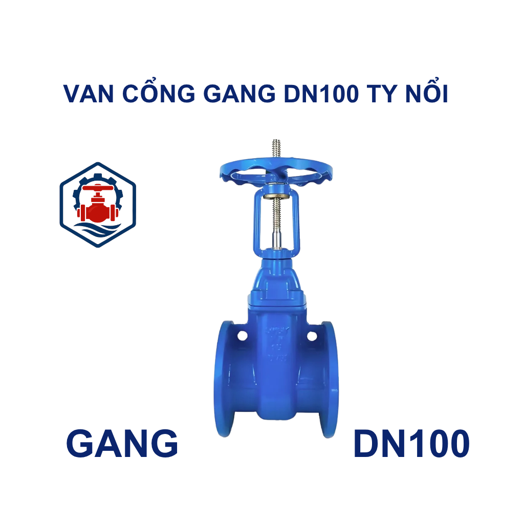 Cấu Tạo Van cổng gang DN100 ty nổi
