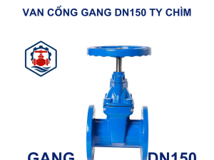 Van cổng gang DN150 ty chìm