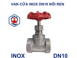 Van cửa inox DN10 nối ren