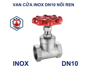 Van cửa inox DN10 nối ren