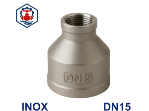 Côn thu ren inox DN15