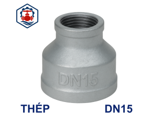 Côn thu ren mạ kẽm DN15