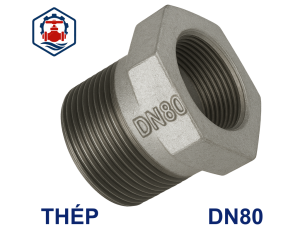 Lơ thu ren mạ kẽm DN80
