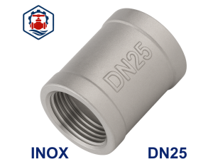 Măng sông ren inox DN25