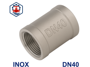 Măng sông ren inox DN40