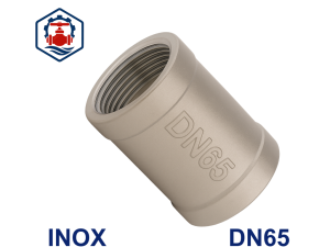 Măng sông ren inox DN65