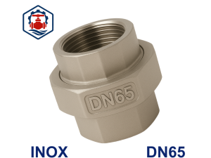 Rắc co ren inox DN65