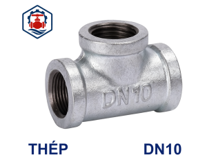 Tê ren mạ kẽm DN10