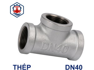 Tê ren mạ kẽm DN40