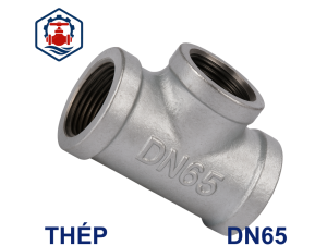 Tê ren mạ kẽm DN65