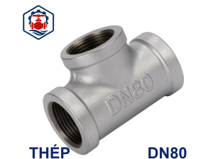 Tê ren mạ kẽm DN80