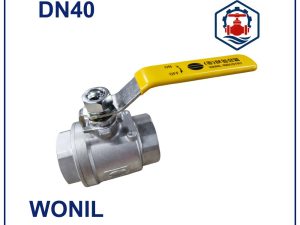 Van bi inox tay gạt Wonil DN40